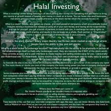 Halal investing is investing in companies that are in line with islamic principles of investing. Halal Investing Home Facebook