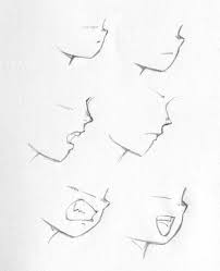 Anime Lips And Mouth Drawing Heads Drawing People Drawings