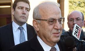 Eddie Obied rushed to St Vincent's Hospital in Sydney after suffering a  stroke