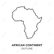 Ai, eps, pdf, svg, jpg, png archive size: African Continent Outline On White Background Royalty Free Cliparts Vectors And Stock Illustration Image 98898979