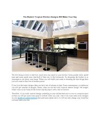 And coordinated interior design to tell stories of the. The Modern Tropical Kitchen Designs Will Make Your Day By Architecturesideasofficial Issuu