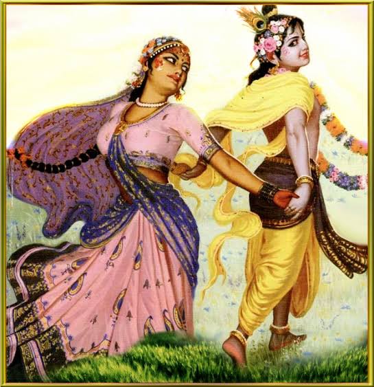 Image result for krishna leaving radha behind"