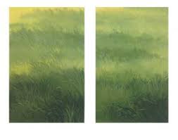 Artist Technique Depicting Grass In A Painting Donald Towns Art Grass Painting Digital Painting Techniques Grass Drawing