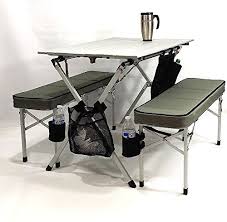 Camping Tables Same Day Shippingoasis Raptor Ii Deluxe Compact Table Bench Setheavy Duty Styleuni Table And Bench Set Camping Furniture Lightweight Suitcase