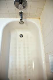 sparkling clean bathtub