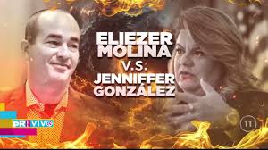 Tremenda tiraera entre Eliezer Molina y Jenniffer Gonzalez