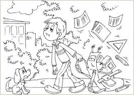 Ausmalbilder Schule Kinder Schule Malvorlagen Ausmalbilder Kinder