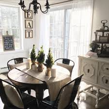 Doylan Rubberwood Solid Wood Dining Table In 2020 Farmhouse Dining Room Solid Wood Dining Table Farmhouse Dinning Room