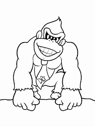 Download and print for free. Donkey Kong Coloring Pages Free Printable Donkey Kong Coloring Pages