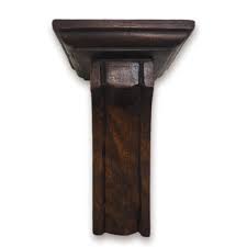 The bronze piece is a durable and stunning addition to support your shelves. Delos Oak Brown Cinmin 19 Handcarved Art Deco Corbel Wood Wall Bracket Floating Shelf Home Decor Home Decor Wudfurniture Com