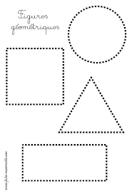 Les Figures Geometriques Repasser Les Pointilles Preschool Worksheets Tracing Worksheets Preschool Preschool Tracing