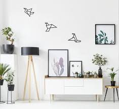 Set Of 3 Birds Wall Art Minimalist Wall Art Interior Decor Black Metal Bird Wall Art Geometric Min Metal Bird Wall Art Modern Room Decor Minimalist Wall Art
