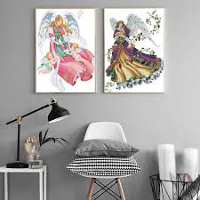Cross stitch patterns for angel. Cross Stitch Patterns Angel Counted Printed On Canvas 11ct 14ct Diy Handwork Cross Stitching Kit Dmc Embroidery Kit Needlework Buy At The Price Of 13 50 In Aliexpress Com Imall Com