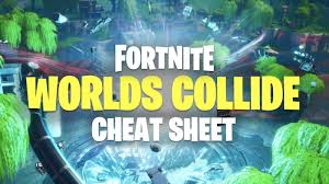 This allows the cheater always to find. Fortnite Season 10 Worlds Collide Cheat Sheet Reveals All Challenge Locations Dexerto