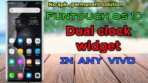 Can you please suggest how to get the home screen widget with dual (two )time zones.i want one for india and other for usa. Dual Clock Widget In Any Vivo Youtube