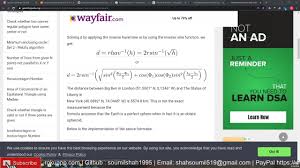 How To Calculate Distance Between Two City Or 2 Points Lat Lon Based On Haversine Formula Youtube