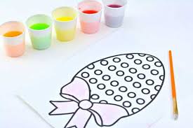 Find coloring pages you can print now at kensaq.com! Easter Egg Coloring Page Printable How To Make Skittles Paint