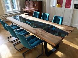 50 Epoxy River Table Designs For Unusual Interior Table Design Interior Table