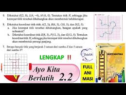 Check spelling or type a new query. Lengkap Ayo Kita Berlatih 2 2 Kelas 8 Smp Mts Semester 1 Koordinat Kartesius Paket Bse Halaman 56 57 Youtube