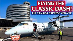Flying The Classic Dash Air Canada Express Dash 8 300 Edmonton To Calgary