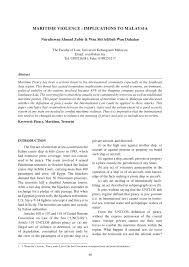 When an act, which would otherwise be a certain offence is not that offence, by reason of the youth, the want of maturity of understanding, the unsoundness of mind or the intoxication of the person doing. Pdf Maritime Violence Implications To Malaysia