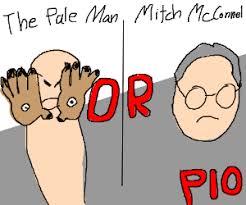 One of esoteric illumination through a test of character and ritual initiation. Mitch Mcconnell Or The Pale Man Pass It On Drawception