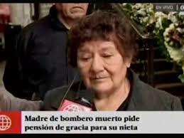 Madre de bombero Raúl Sánchez solicitó pensión de gracia para su nieta  (VIDEO)