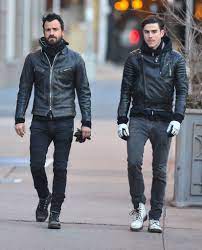 Celebrity Siblings You Probably Didn T Know About Justin Theroux Leather Jacket Celebrity Siblings