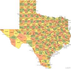 Texas County Map