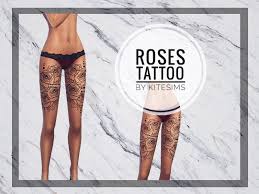 As you can see, he makes such a statement. Kitesims Roses Leg Tattoo