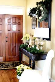 Look through foyer decorating pictures in different colors and styles and. 50 Fresh Festive Christmas Entryway Decorating Ideas