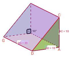 Find the volume of the following right triangular prism. The Volume Of An Isosceles Right Angled Triangular Prism Is 1000 Cm 3 If The Length Of The Prism Is 20 Cm What Is The Lateral Surface Area Quora