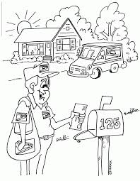 Download Or Print This Amazing Coloring Page 10 Pics Of Preschool Post Office Coloring Pages Post Offi Coloring Books Coloring Pages Coloring Pages For Kids