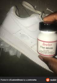 I need to paint a small area of my white ceiling. Help Tried Angelus White And Flat White Paint And The Colour Won T Match Tryna Cover That Big Mark Any Tips Sneakers