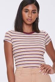 / shipping calculated at checkout. Striped Rib Knit Tee Forever 21 Knit Tees Fashion Inspo Ideas Rib Knit