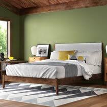For every single person, and their individual preferences, there is a unique bed and headboard combination to match. Modern Contemporary Platform Bed Without Headboard Allmodern
