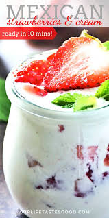 Mexican Strawberries Cream Fresas Con Crema In 2020 Easy Desserts Desserts Vegan Recipes Easy