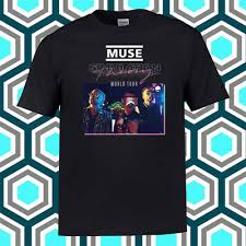 Muse Simulation Theory World Tour Logo Mens Black T Shirt Size S M L Xl 2xl 3xl Ebay