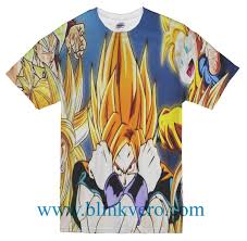Supersonic warriors 2 released in 2006 on the nintendo ds. Dragon Ball Z Full Print Graphic Shirt Size S M L Xl Xxl