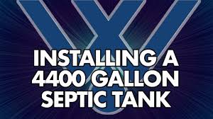 Standard tank sizes are typically 1 000 1 250 and 1 500 gallons and these suit most homes. Installation Of A 4400 Gallon Septic Holding Tank Youtube