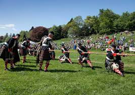 Highland games are events held in spring and summer in scotland and other countries with a large scottish diaspora, as a way of celebrating scottish and celtic culture. Highland Games Traditions Scotland Org