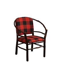 2025 Hoop Chair With Buffalo Plaid Fabric Buffalo Plaid Fabric Buffalo Plaid Decor Rustic Chair