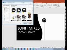 Calls placed using the calling card feature are billed at callcentric's low pay per call rate plan access and authentication to the calling card feature is available in a few ways depending on how. How To Make A Business Card Step By Step In Powerpoint 2016 Youtube