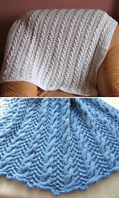 Free Knitting Pattern For 8 Row Repeat Cable And Lace Baby Blanket Blanket Knitting Patterns Knit Baby Blanket Pattern Free Baby Blanket Knitting Pattern