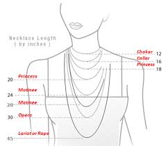 necklace length chart for women necklace lengths necklace