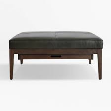 Maybe you would like to learn more about one of these? Nash Leather Square Ottoman With Tray Reviews Crate And Barrel Canada