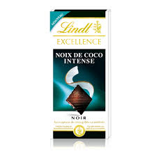 Lindt Excellence Noix De Coco Intense Dark Chocolate With Grilled And Caramelized Coconut Flakes Omg Noix De Coco Coco Noir Coco