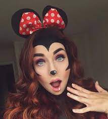 45 Pretty Diy Halloween Makeup Looks Ideas Stayglam Cool Halloween Makeup Halloween Makeup Diy Mini Mouse Makeup