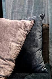 Priams Decoration Coussin Velours Reflet Velours Tissus Ameublement Beige Gris Bleu Gris Taupe Coussin Vieux Rose Oreillers Decoratifs Coussin Velours