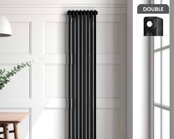 Column black designer radiator